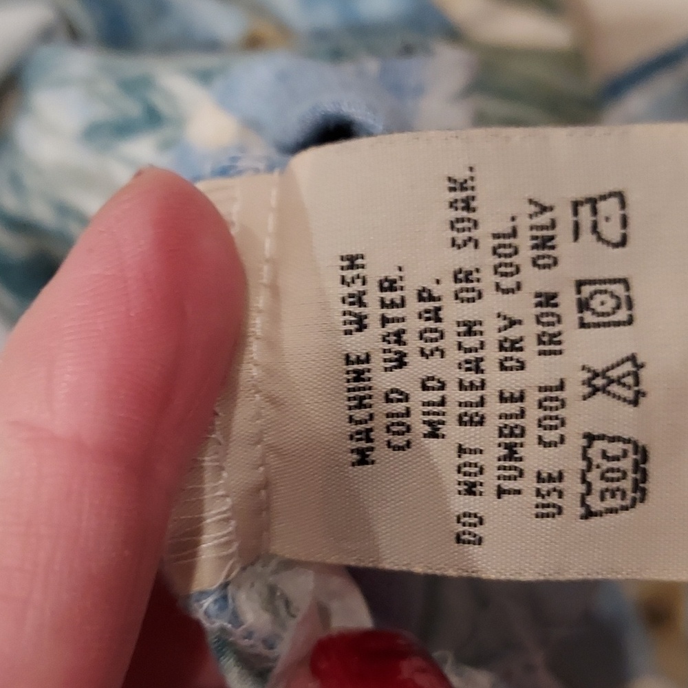 *Men's Kona Kai Hawaiian Print Beach Scene Cotton Blend Camp Shirt Size Medium - Picture 8 of 9